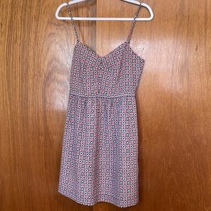J. Crew 43841 Coral Print Seaside Cami Short Mini Sun Dress with matching shall